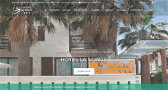 Desktop Screenshot of hotellasfinge.com